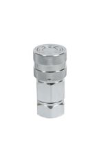 1/4” BSP Hidrolik Düz Alınlı Otomatik Rekor -Dişi-