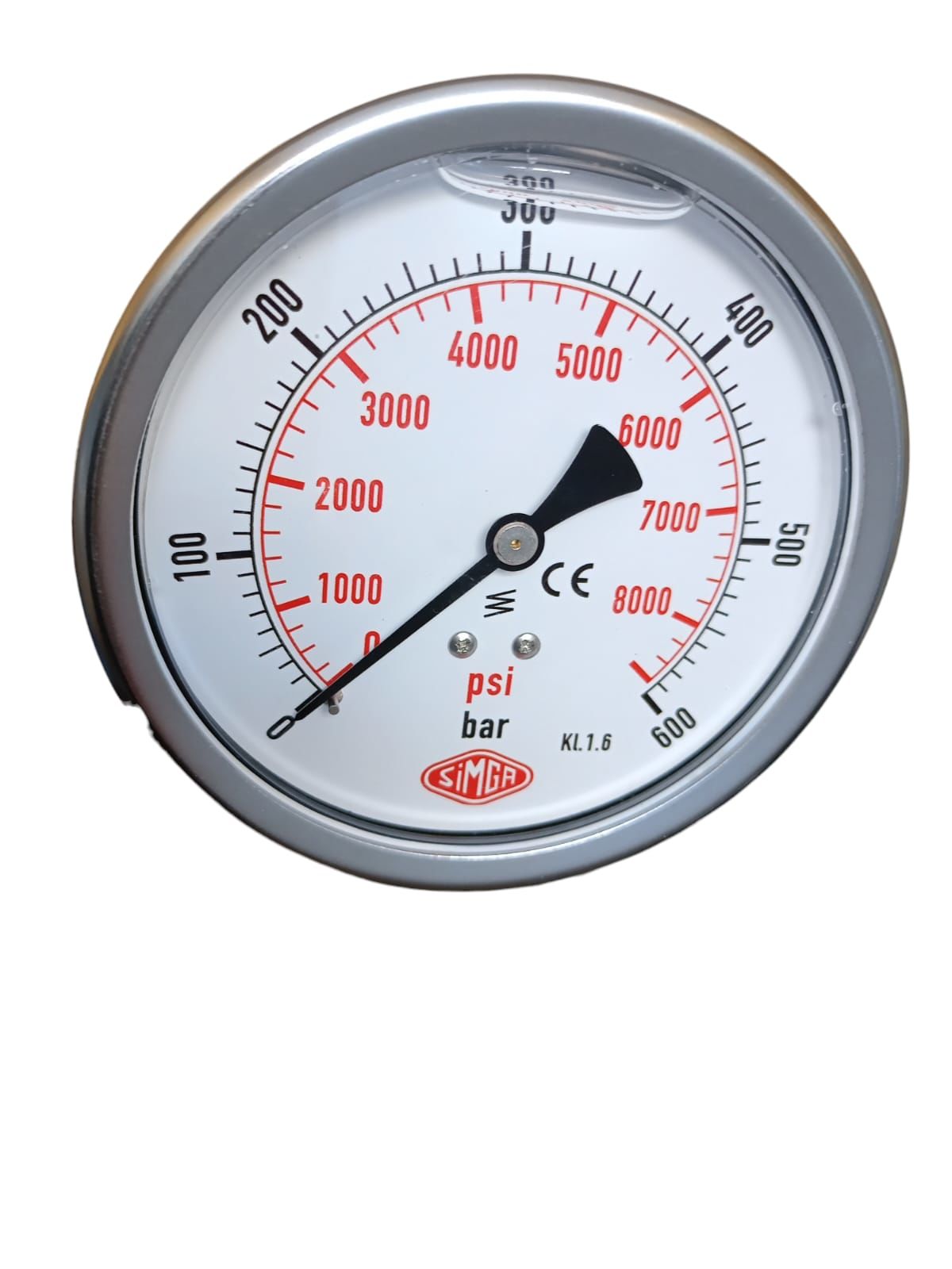 Q100 0-600 BAR PANO TİP GLİSERİNLİ MANOMETRE