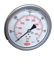 Q100 0-600 BAR PANO TİP GLİSERİNLİ MANOMETRE