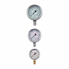 Q63MM 0-400 BAR ALT ÇIKIŞ GLİSERİNLİ MANOMETRE SCOTT