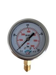 Q63MM 0-315 BAR ALT ÇIKIŞ GLİSERİNLİ MANOMETRE SCOTT