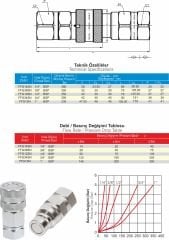 1/2” BSP Hidrolik Düz Alınlı Otomatik Rekor Takım