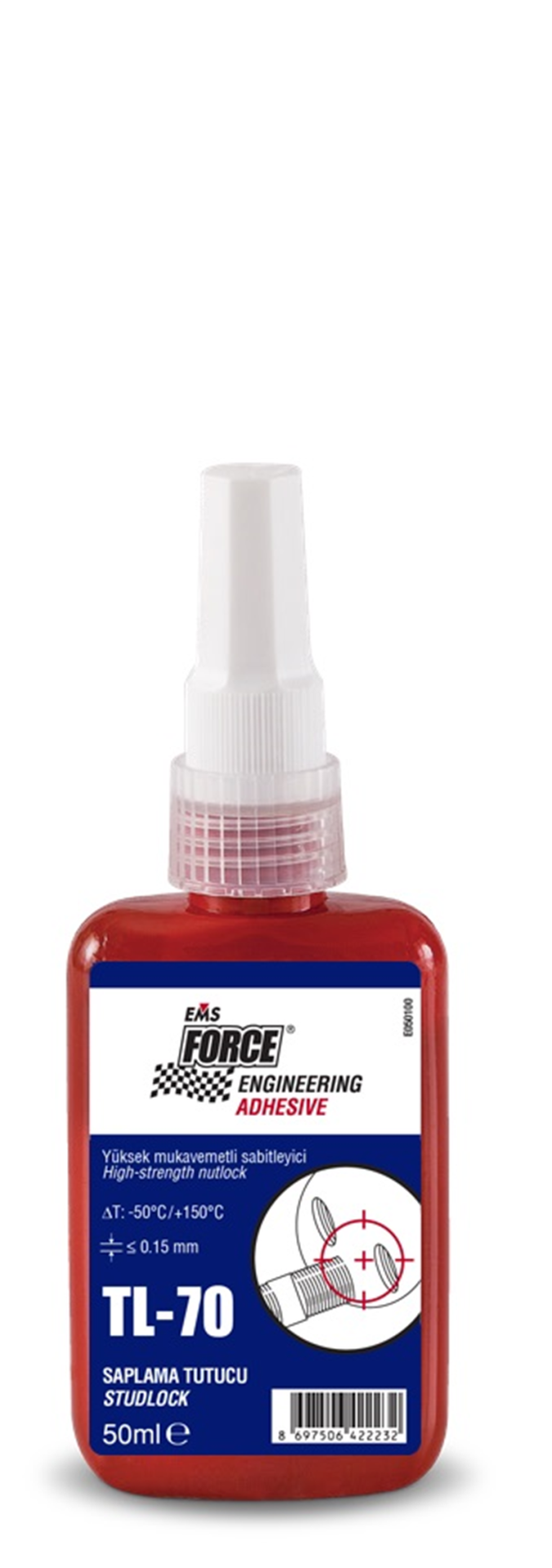 EMS FORCE TL-70 50ML SÖKÜLMEZ CİVATA SIZDIRMAZLIK